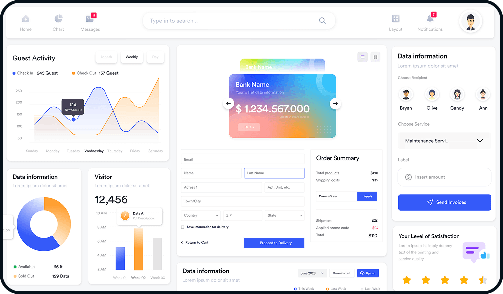 Fundefine CRM Dashboard